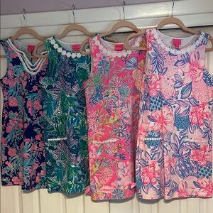 4 Lilly Pulitzer girls dresses